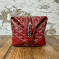Goyard Boeing 25 Red Monogram Toiletry Bag