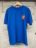 Undefeated Blue Orange T-Shirt Sz L DS