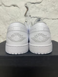 Air Jordan 1 Low Triple White Sz 11 DS