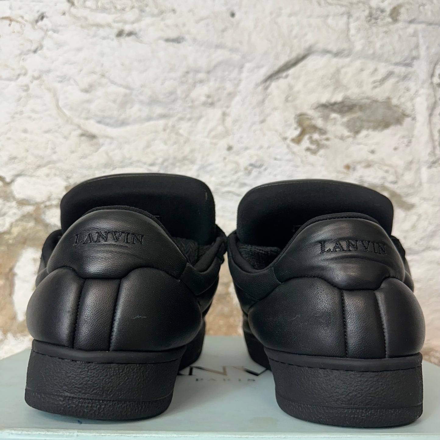 Lanvin Curb Triple Black XL Sneaker Sz 9 (42)