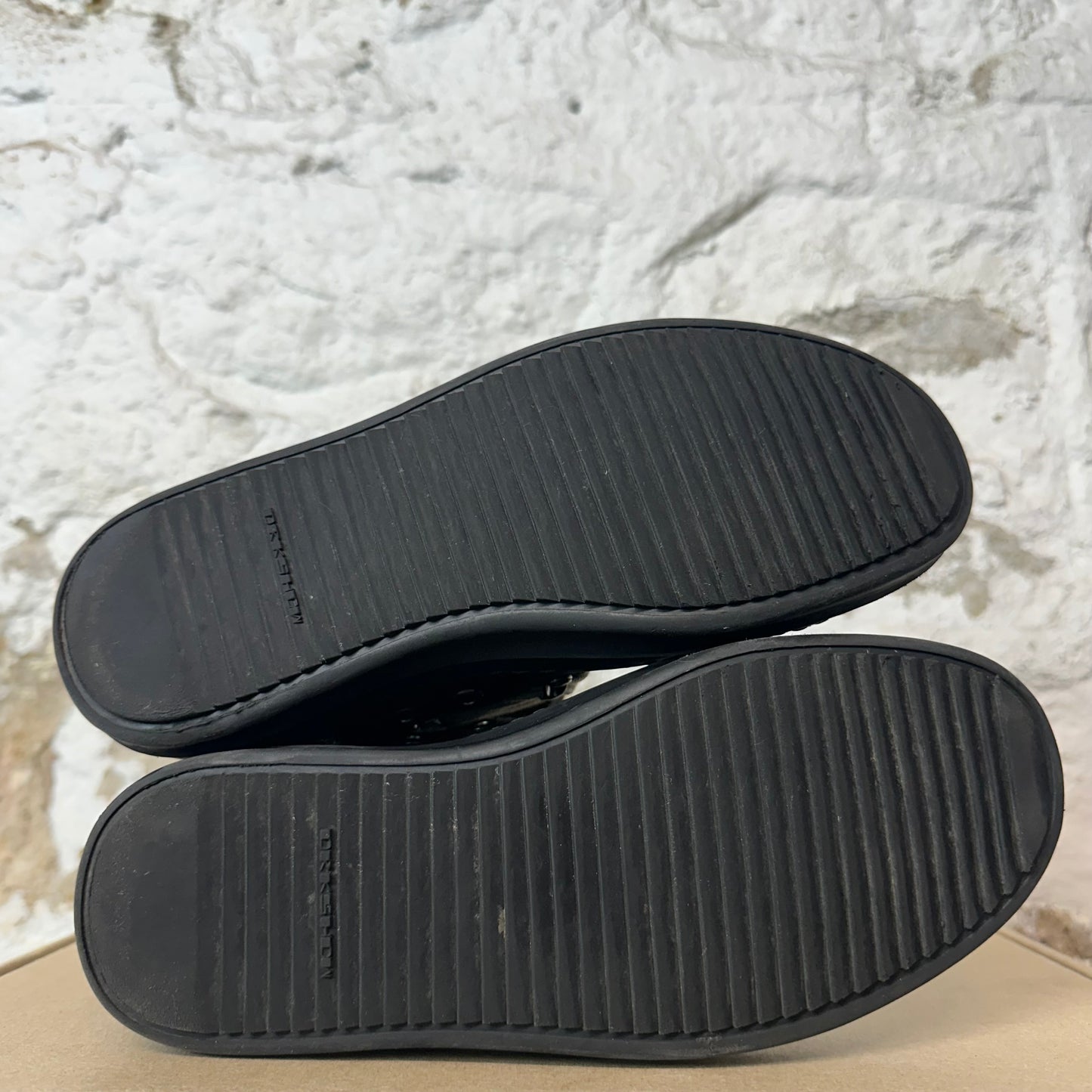 Rick Owens High Hexa Lace Black Pearl Sneaker Sz 5 (37)