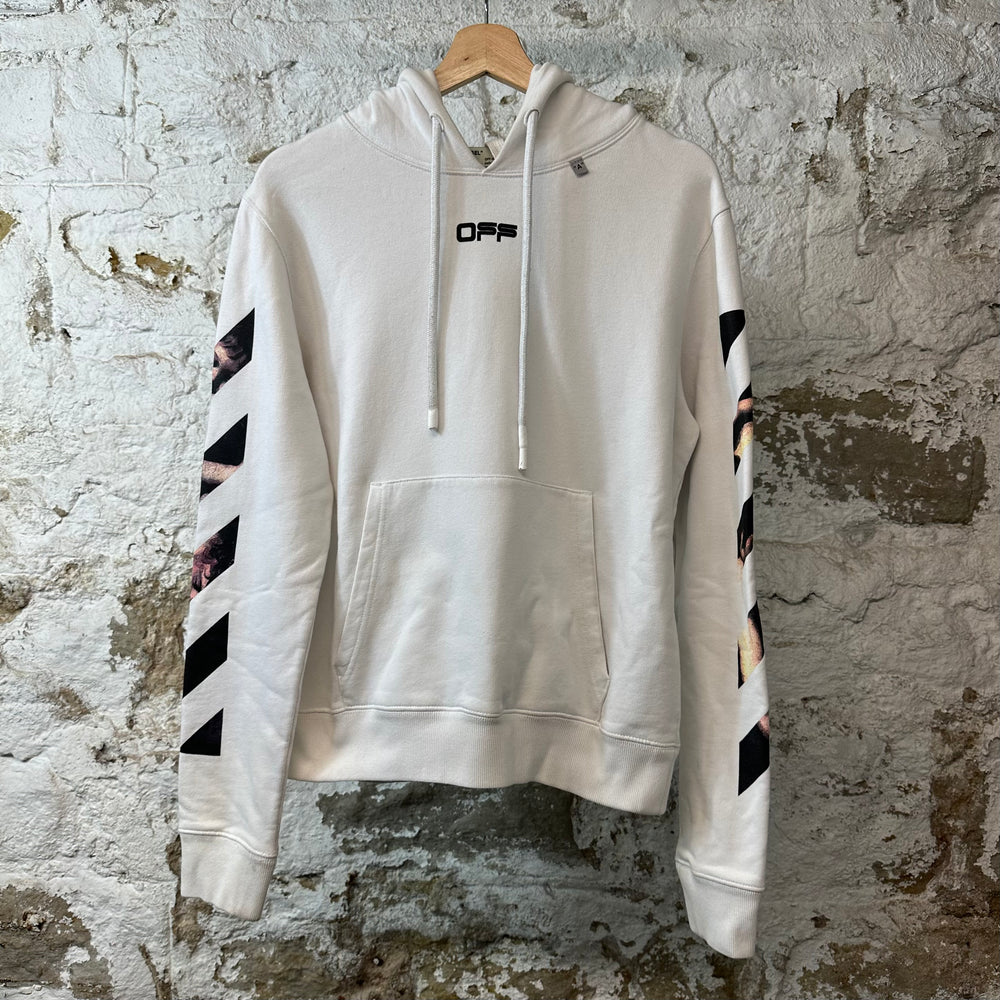 Off White Carvaggio Arrows Hoodie White Sz XS