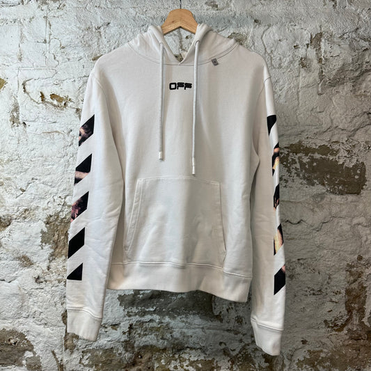 Off White Carvaggio Arrows Hoodie White Sz XS