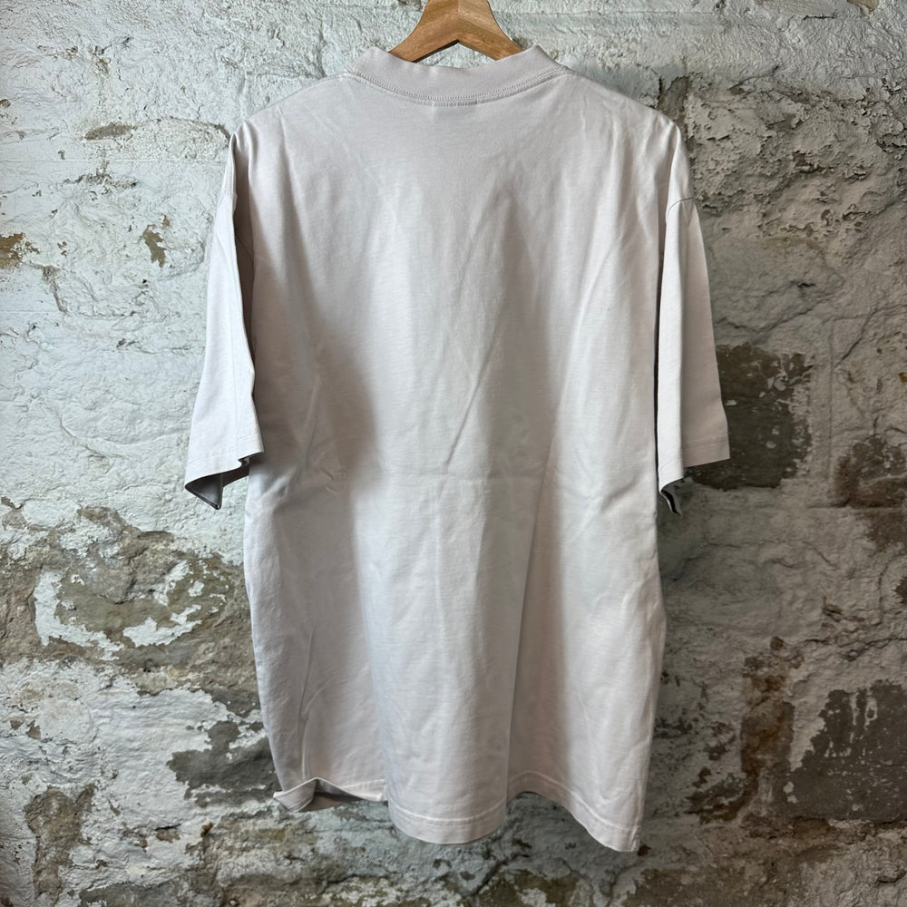 Louis Vuitton Marque Damier White T-Shirt Sz L