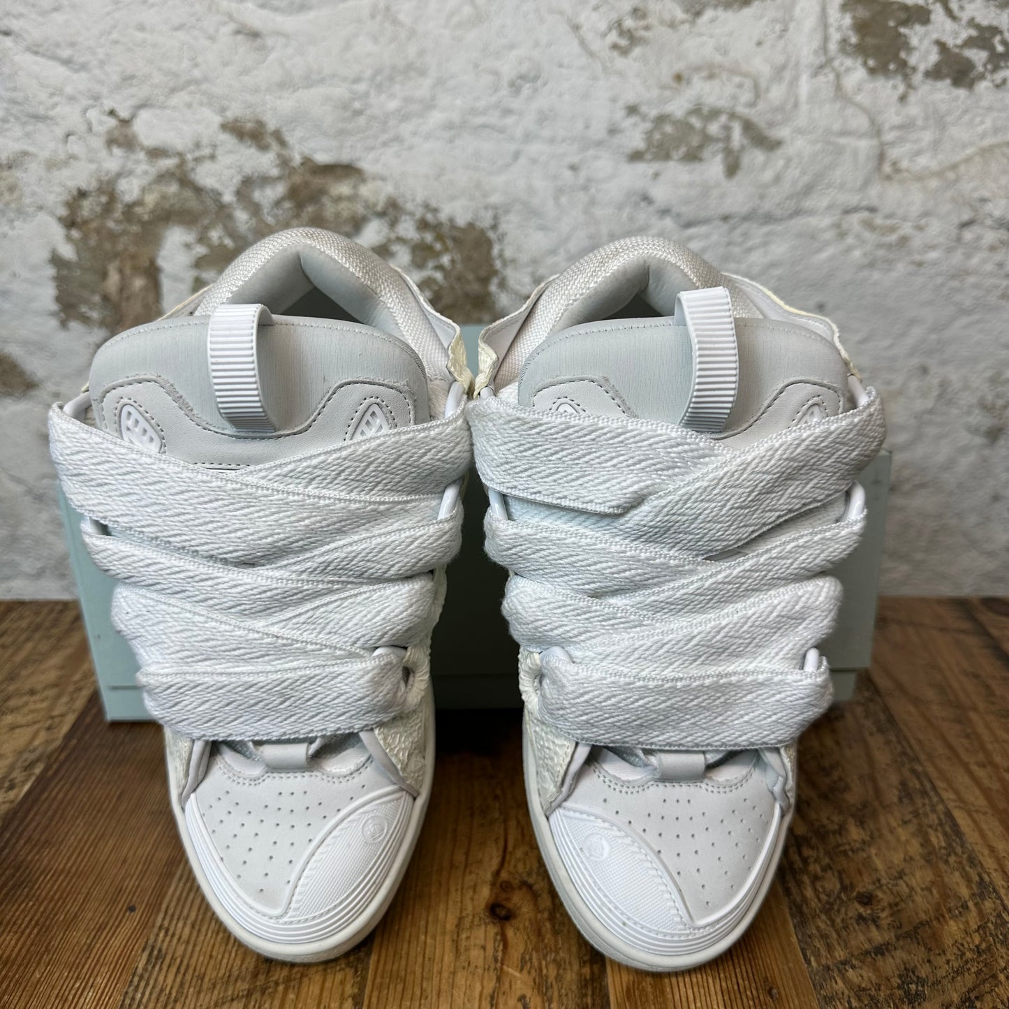 Lanvin Curb White Snakeskin Sneaker Sz 6.5 (39)