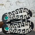 Versace Chain Reaction Trigreca Black White Sneaker Sz 8 (41)