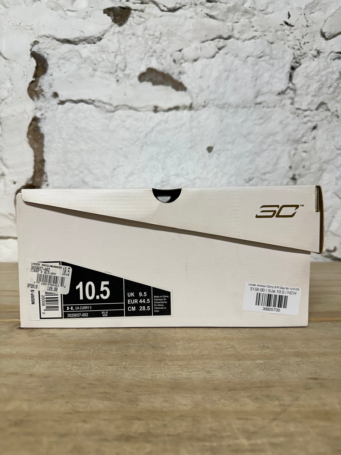 Under Armour Curry 5 Pi Day Sz 10.5 DS