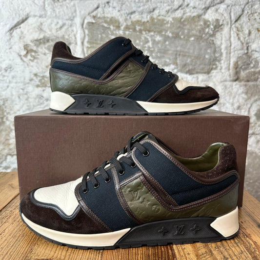 Louis Vuitton Upside Down Patchwork Monogram Sneaker Sz 10.5 (9LV)