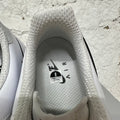 Nike Air Force 1 White Photon Dust Black Sz 8 DS