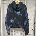 Vale Graveyard Black Zip Up Hoodie Sz S