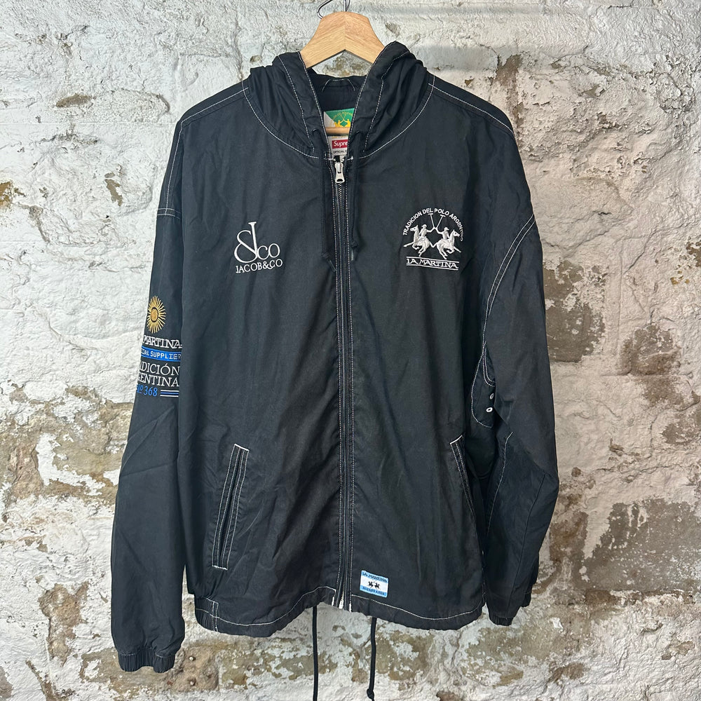 Supreme La Martina Jacob Black Jacket Sz XL