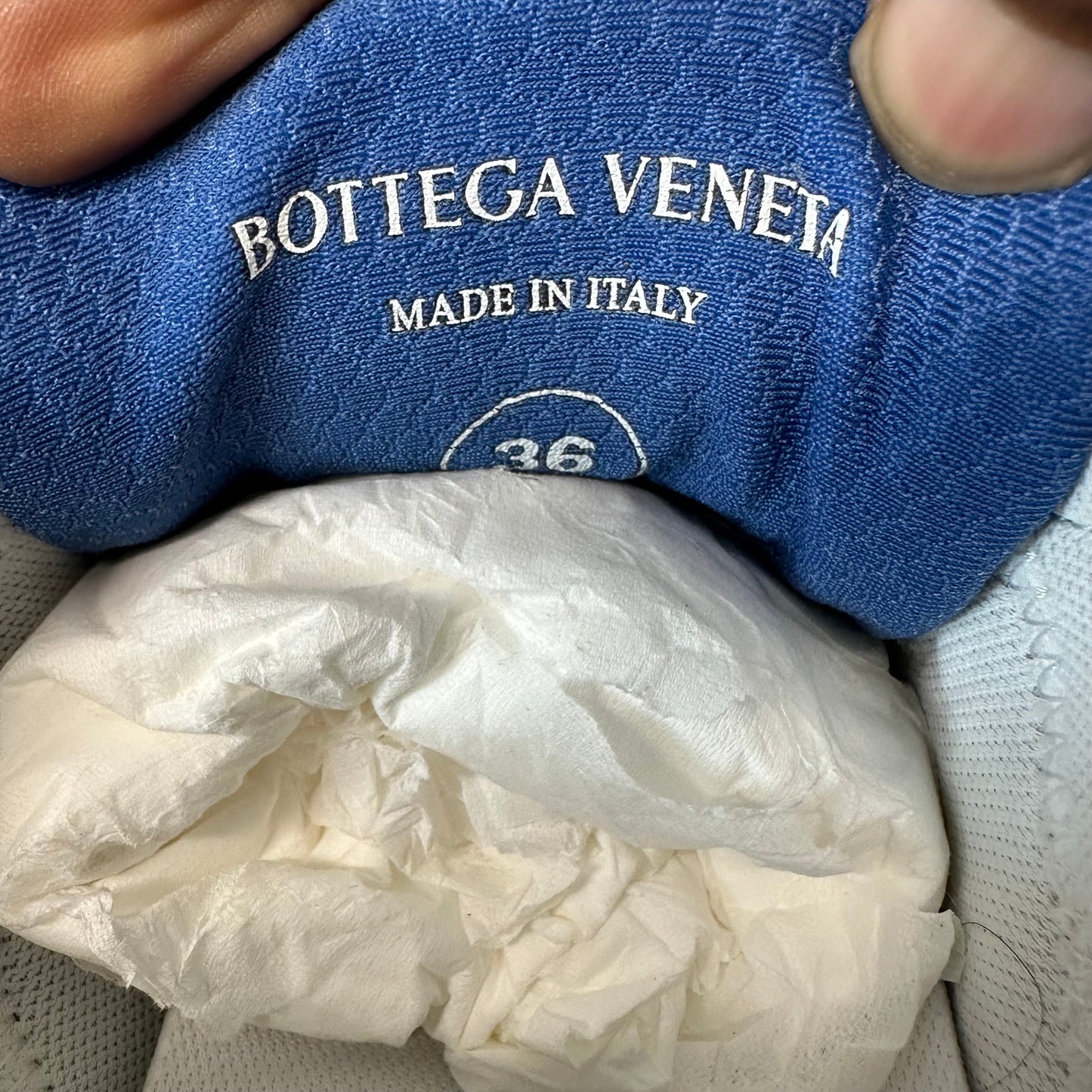 Bottega Veneta Blue Venezia Orbit Sneaker Sz 4.5 (36)