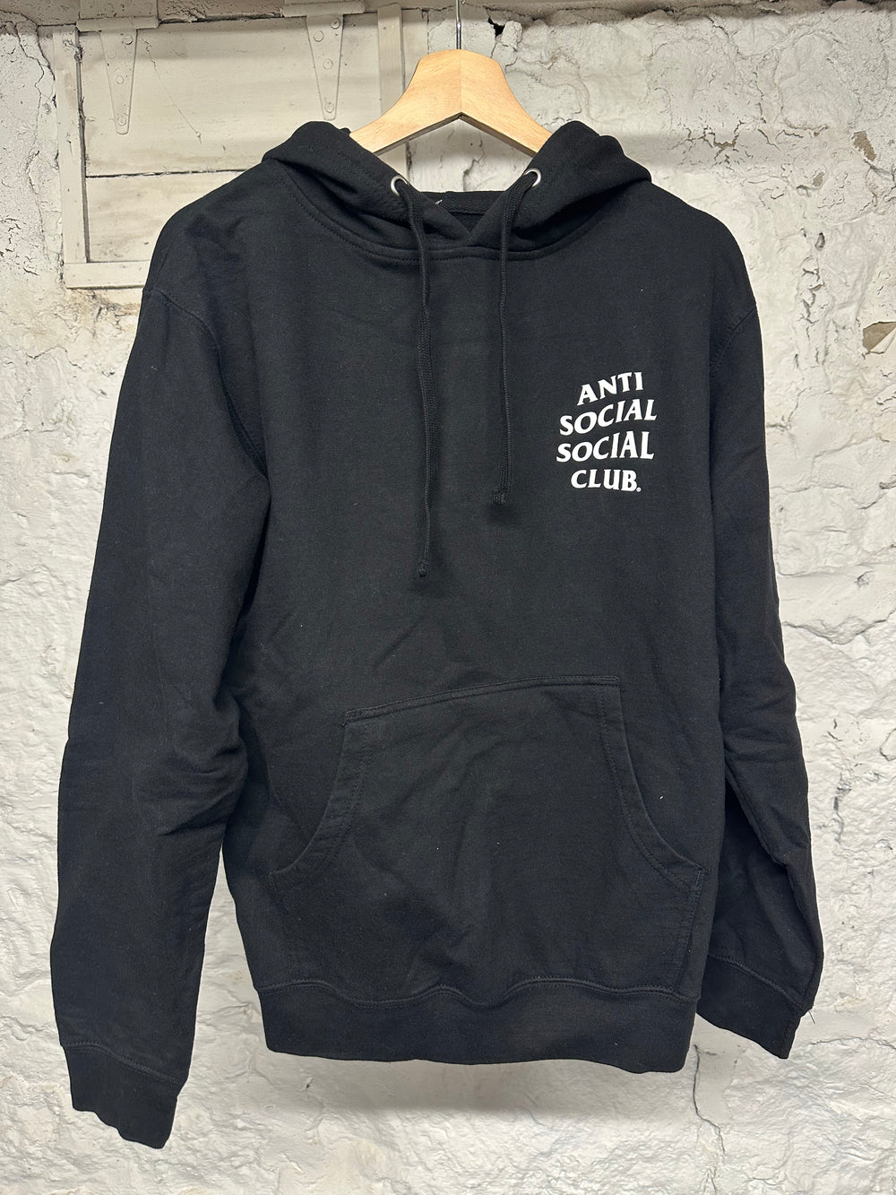 ASSC Flowers White Black Hoodie Sz S