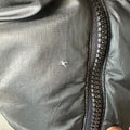 Burberry Tan Plaid Black Reversible Puffer Jacket Sz S (Stains)