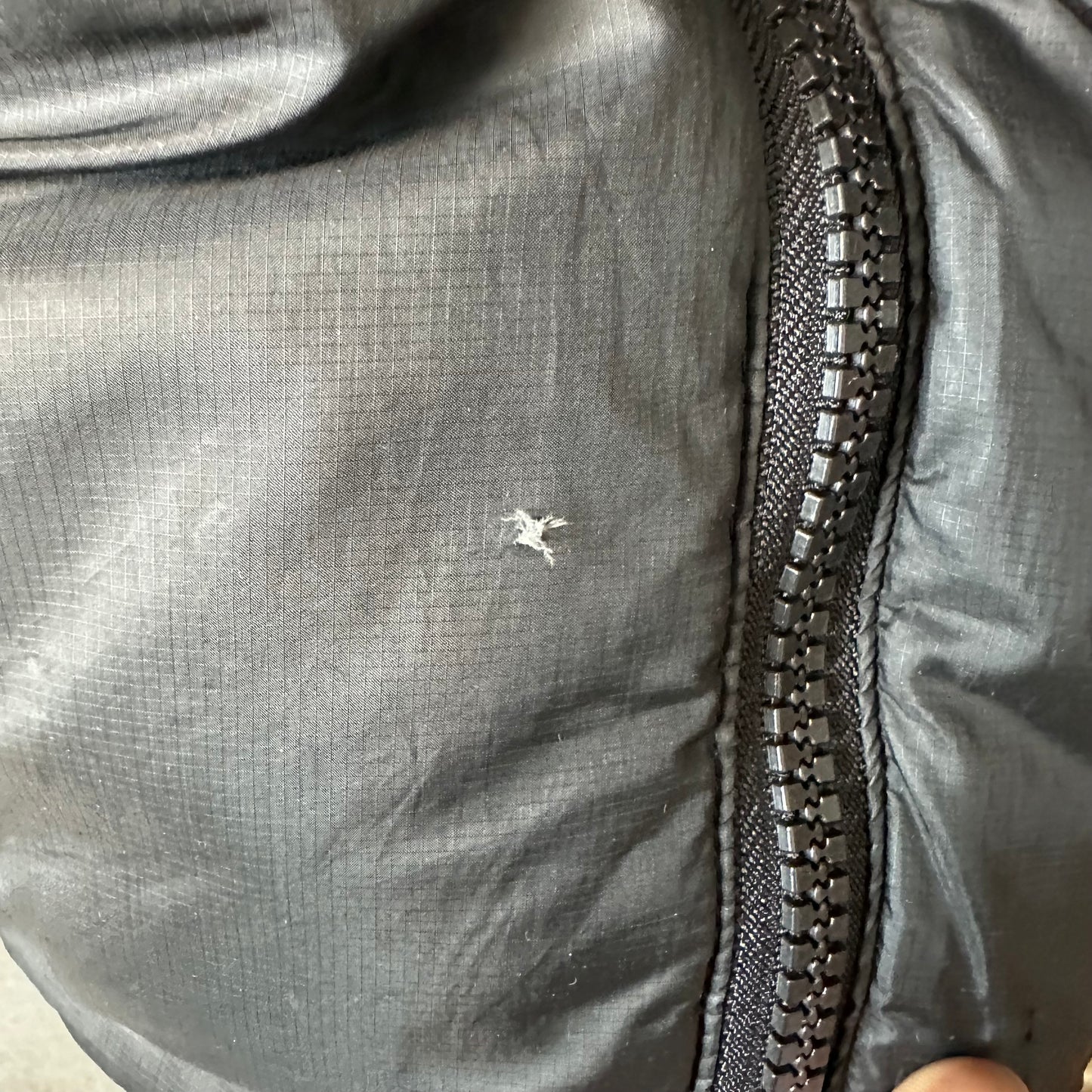 Burberry Tan Plaid Black Reversible Puffer Jacket Sz S (Stains)