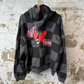 Matty Boy Anti Promo Black Grey Hoodie Sz L