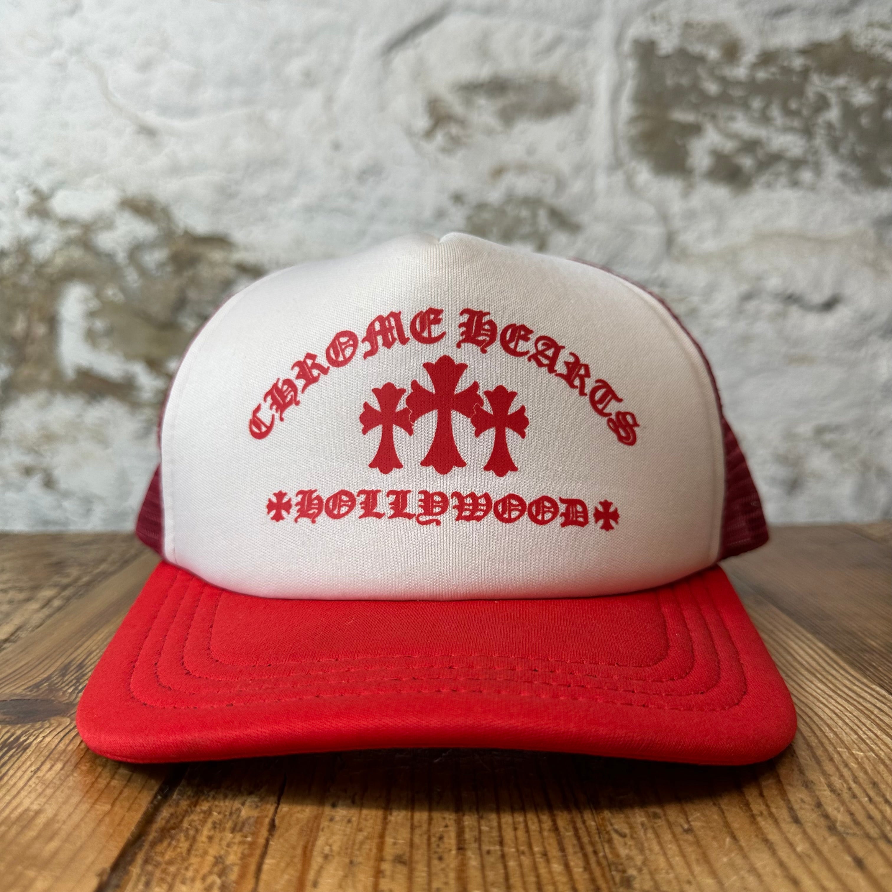 Chrome Hearts King Taco Red White Trucker Hat