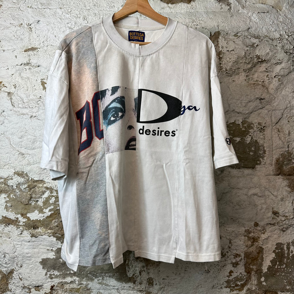Bottega Desires Ransom White T-Shirt Sz XL