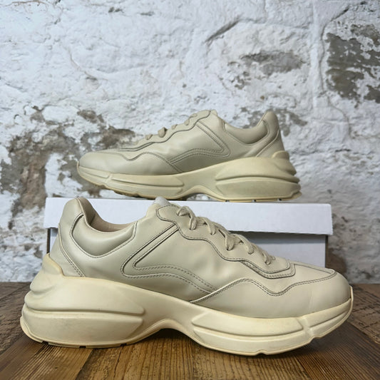 Gucci Rython Hawaii Cream Sneaker Sz 9
