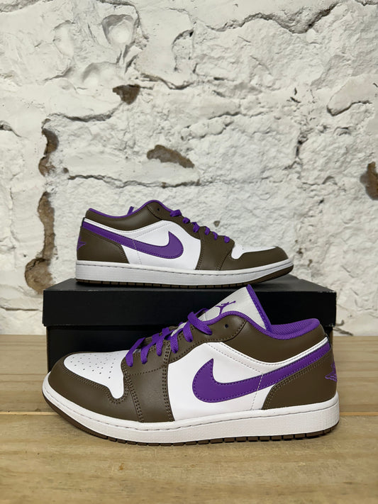 Air Jordan 1 Low Purple Mocha Sz 11