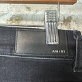 Amiri MX1 Red Tie Dye Black Denim Jeans Sz 31
