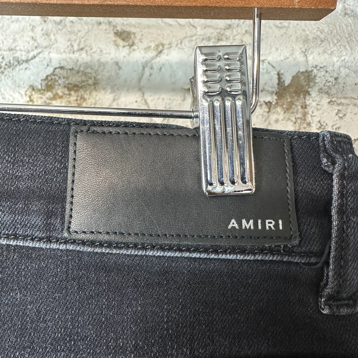 Amiri MX1 Red Tie Dye Black Denim Jeans Sz 31