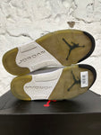 Air Jordan 5 White Metallic Sz 8.5