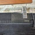 Amiri MX1 Brown Paisley Black Denim Jeans Sz 31