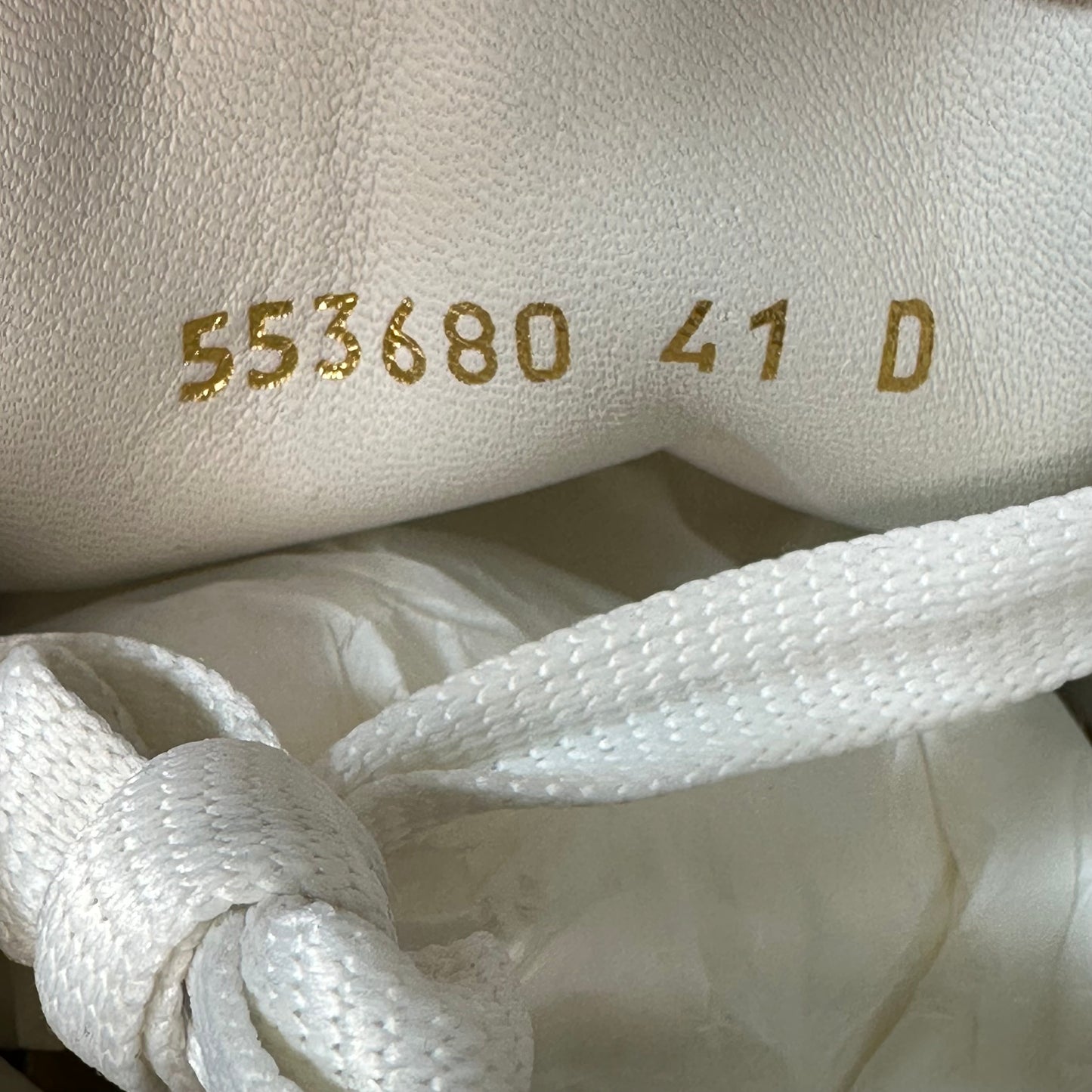 Alexander Mcqueen Gold Tab White Sneaker Sz 8 (41)