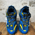 Balenciaga Track Runner Blue Yellow Black LED Sneaker Sz 11 (44)