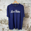 Louis Vuitton Script Logo Knit T-Shirt Sz M