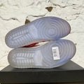 Air Jordan 1 Mid Barcelona Red Pantent Sz 9