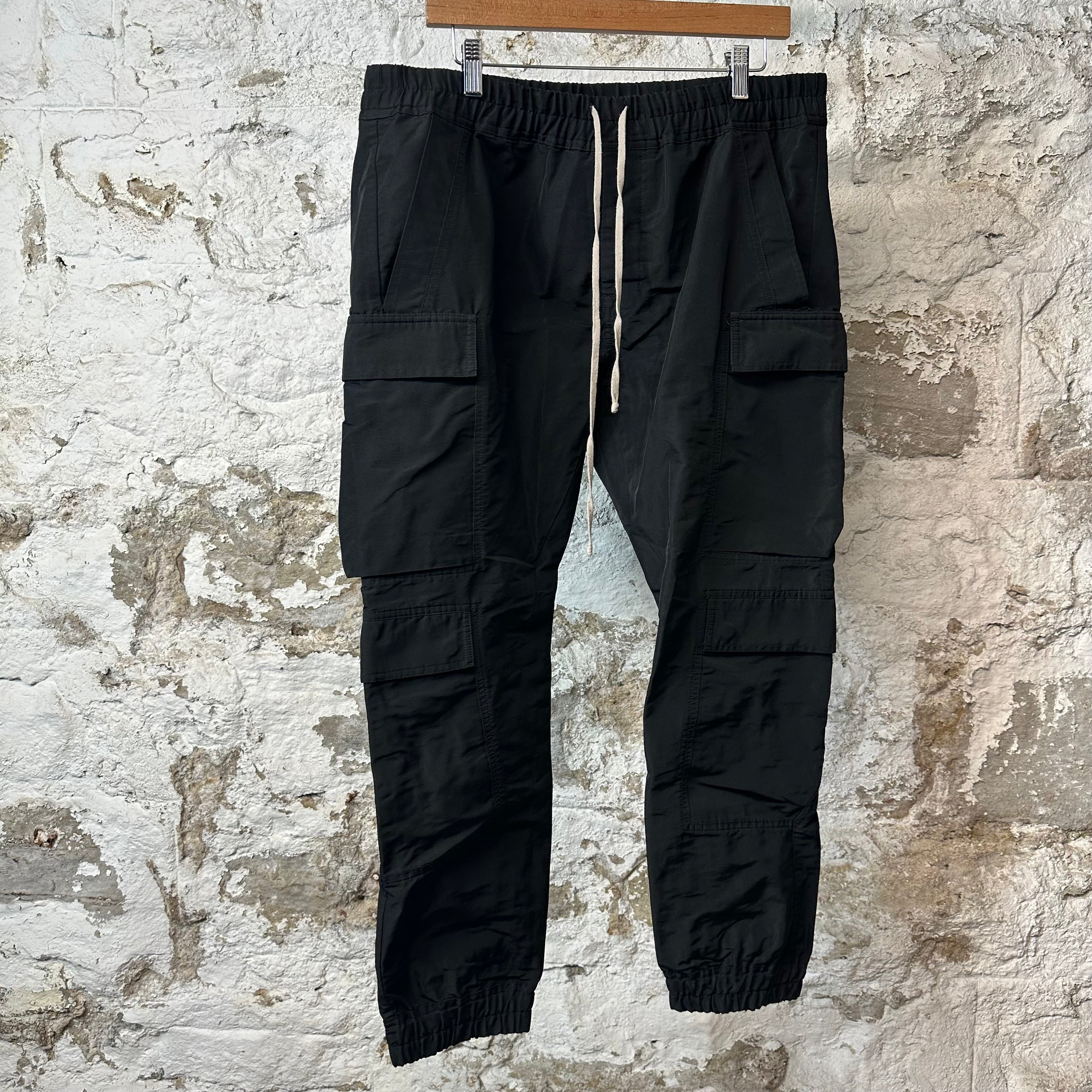 Rick Owens Lido Nylon Cargo Pants Sz L