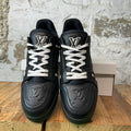 Louis Vuitton Triple Black Trainer Sneaker Sz 11.5 (10LV)