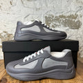 Prada Americas Cup Grey Rubber Sneaker Sz 9 (42) DS