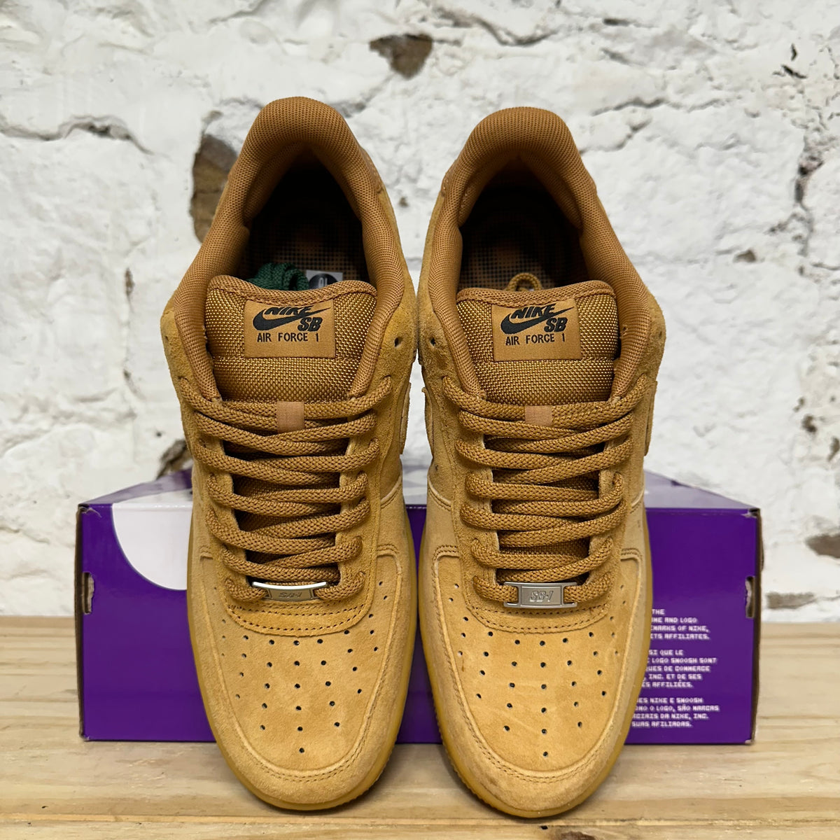 Nike SB Air Force 1 Low Flax Sz 10 DS