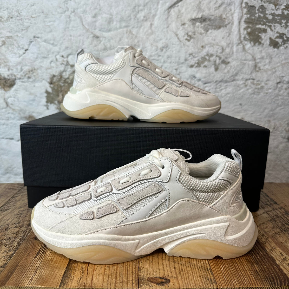 Amiri Mixed White Bone Runner Sneaker – The Gallery Online