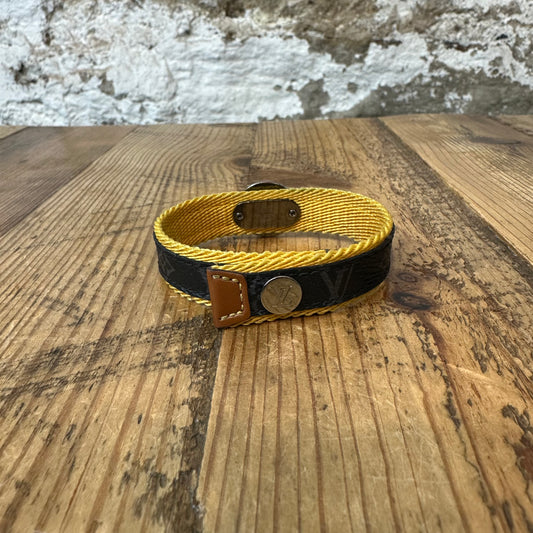 Louis Vuitton Graphite Yellow Circle Bracelet