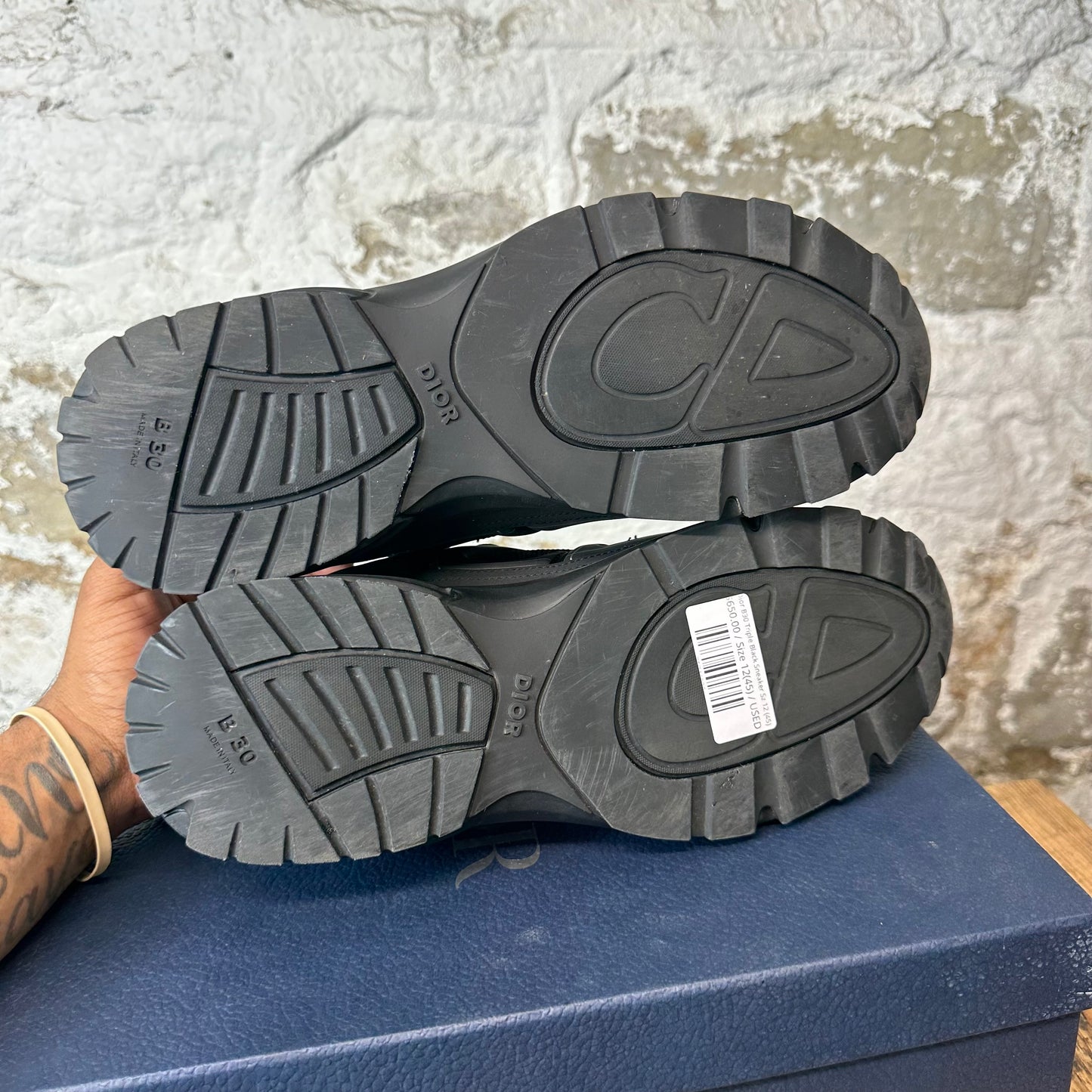 Dior B30 Triple Black Sneaker Sz 12 (45)