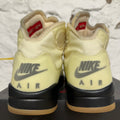 Air Jordan 5 Off-White Sail Sz 9