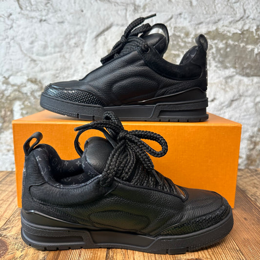 Louis Vuitton Triple Black Skate Sneaker Sz 8.5 (7LV)
