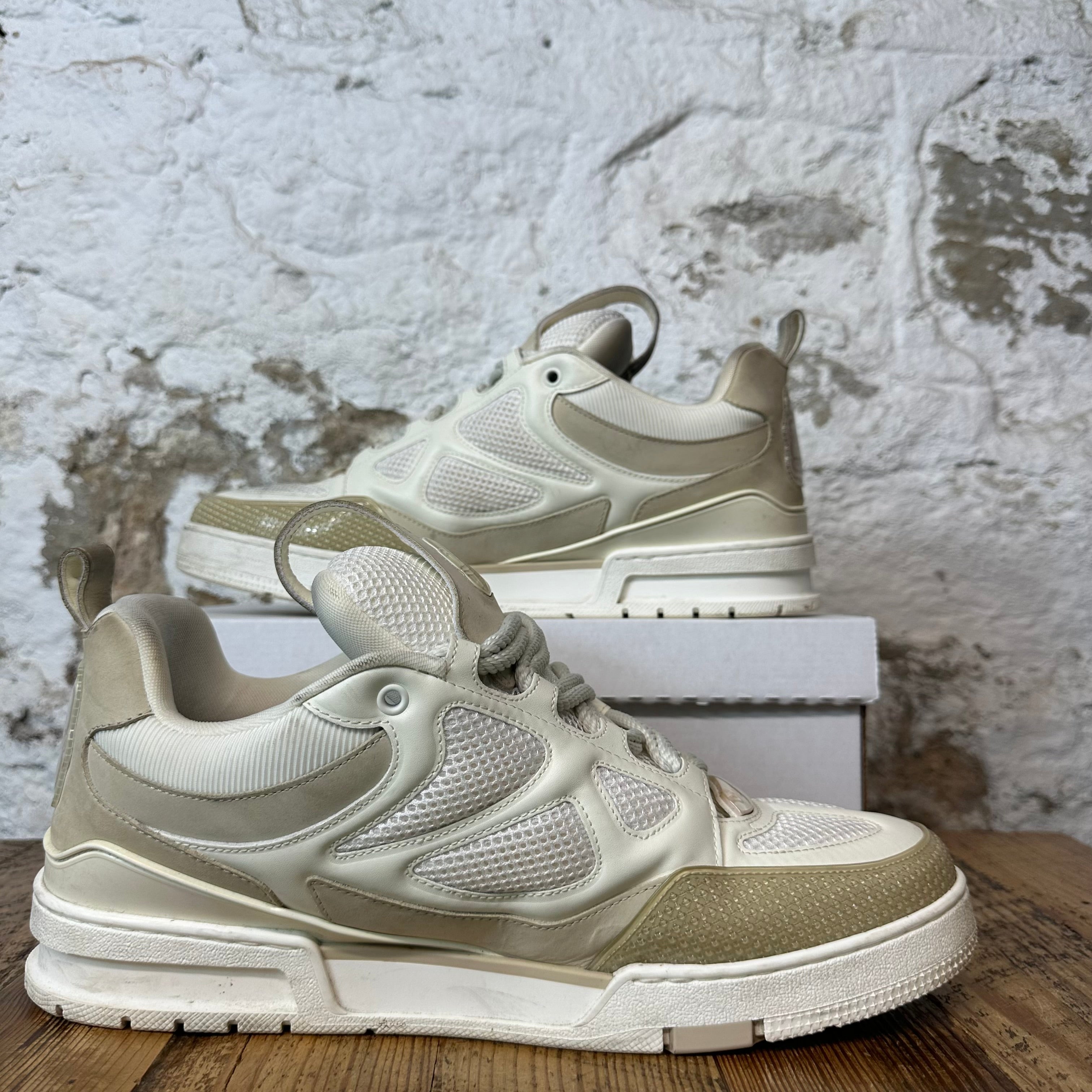 Louis Vuitton Cream White Skate Sneaker Sz 13.5 (12LV) – The