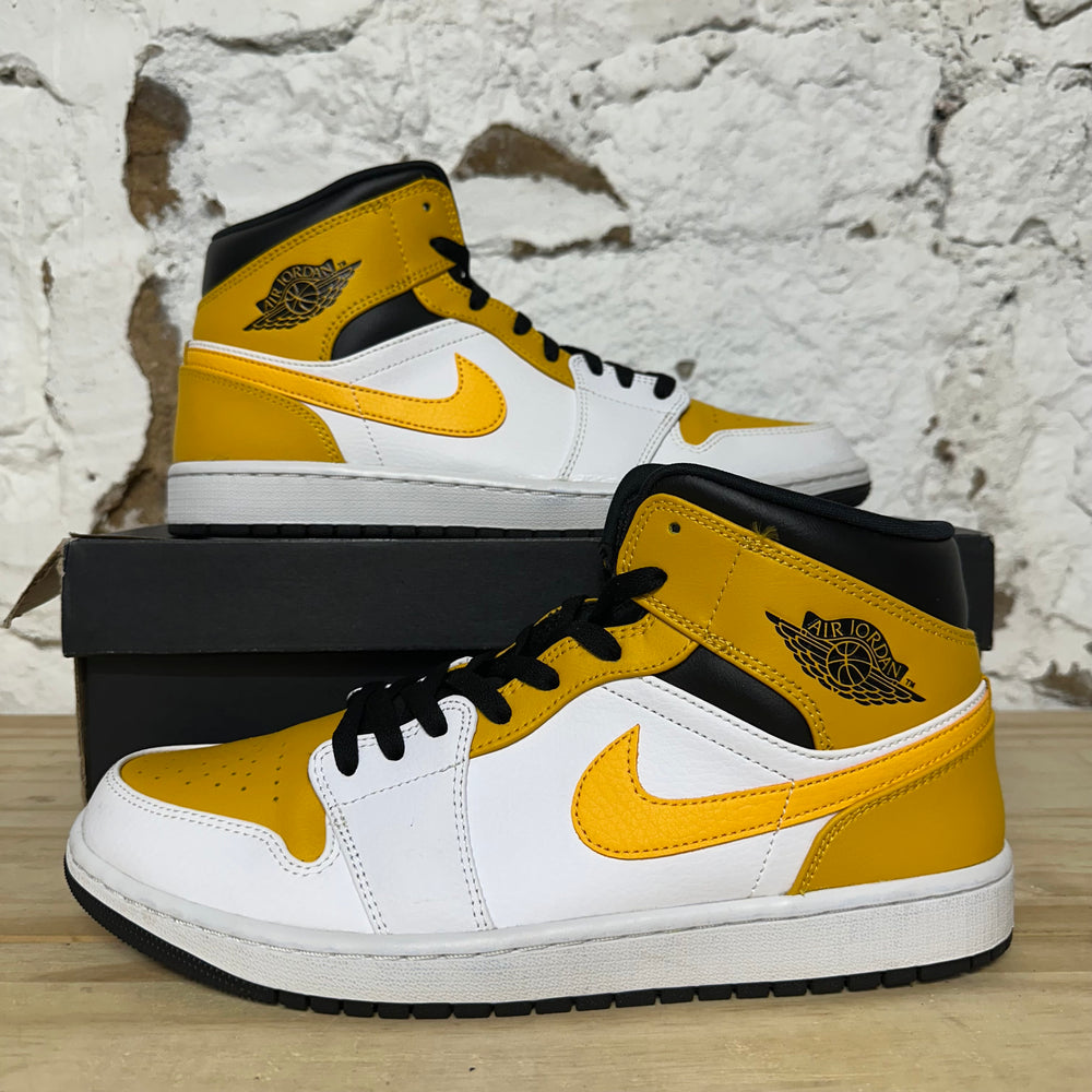 Air Jordan 1 Mid Univeristy Gold Sz 11.5