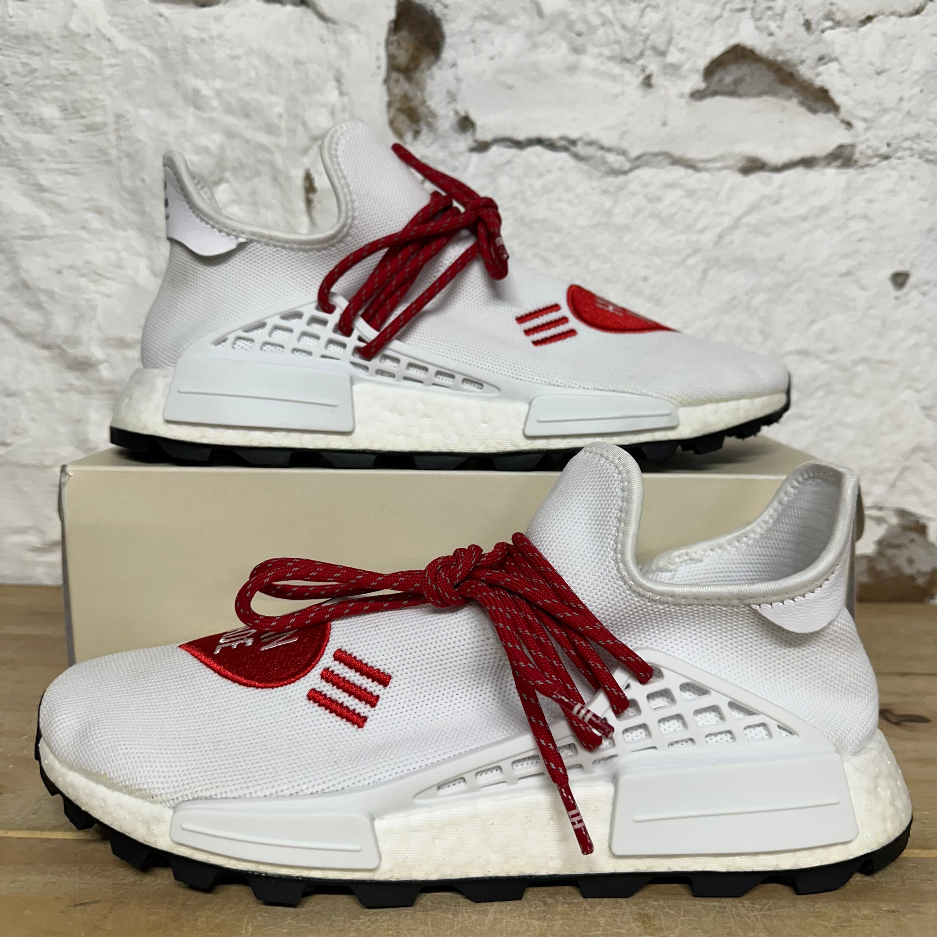 Adidas NMD Human Race Human Made White Red Sz 11