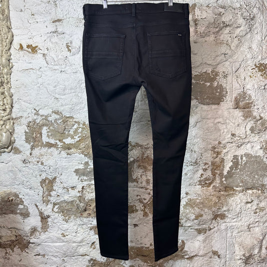 Amiri MX1 Green Paisley Black Denim Jeans Sz 36
