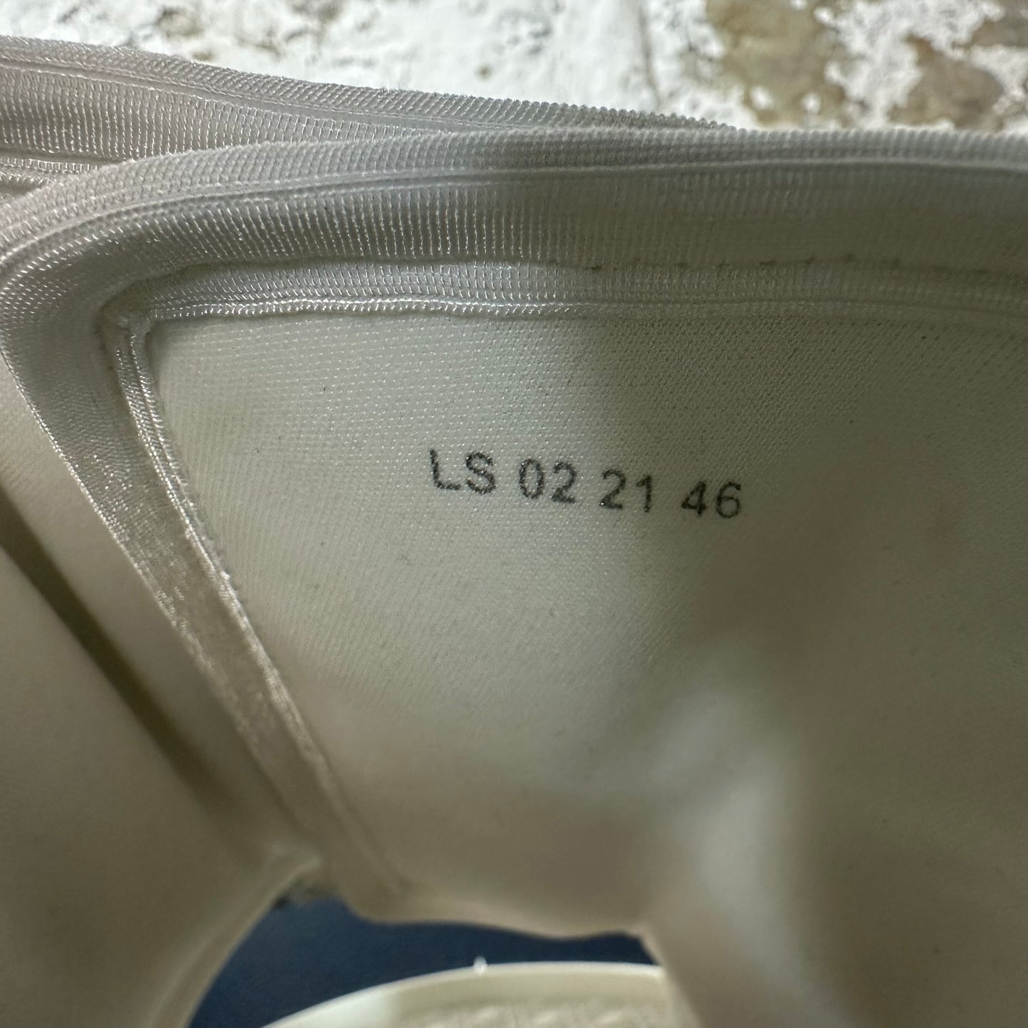 Dior Alpha Oblique White Sandal Sz 13 (46) DS