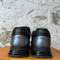 Louis Vuitton Black Monogram Silver Runaway Sneaker Sz 10.5 (9LV)