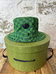 Gucci Green Monogram Bucket Hat W/ Box