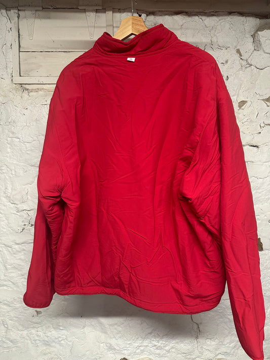 Supreme Polartec Reversible Red Fleece Jacket Sz L