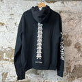 Chrome Hearts Cemetery Crosses Black Hoodie Sz S